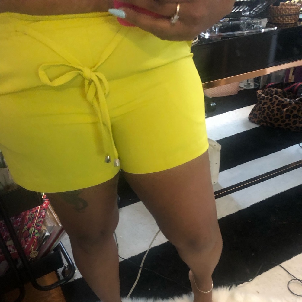 New York and Company -Lime-green shorts